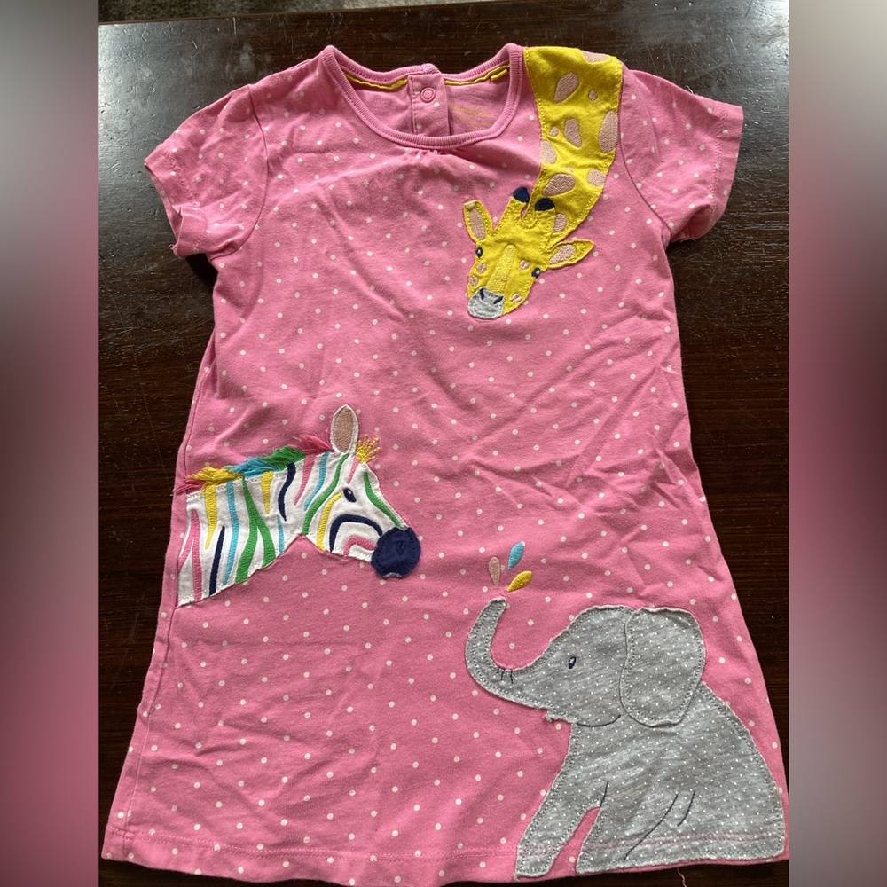 Baby Boden zoo animal dress